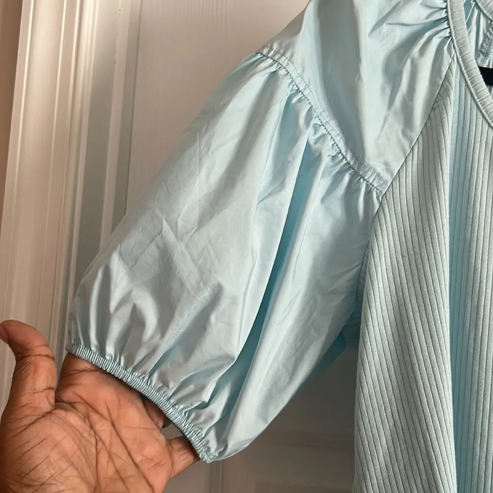 Biltmore Baby Blue Blouse - Image 2