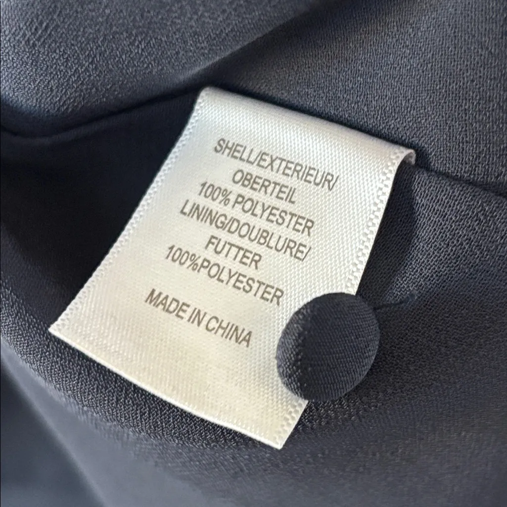 Adrianna Papell size M navy paisley print tank top White Embroidery and beads - Image 8