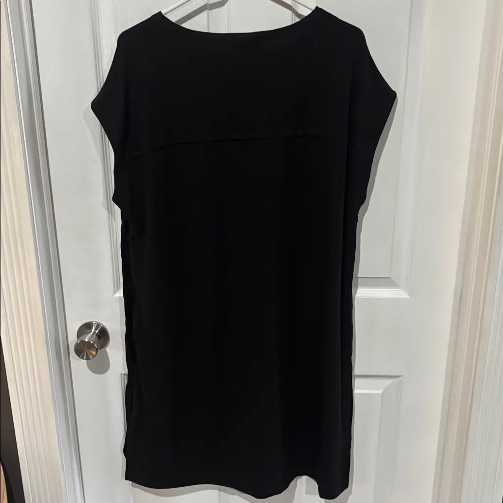 Evereve Elegant Black Tunic dress large - Image 2