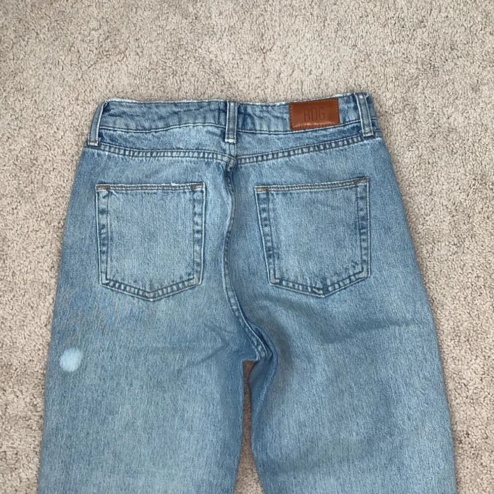 BDG Urban Outfitters MOM Distressed Cropped High Rise Jeans Womens 26 - Image 6