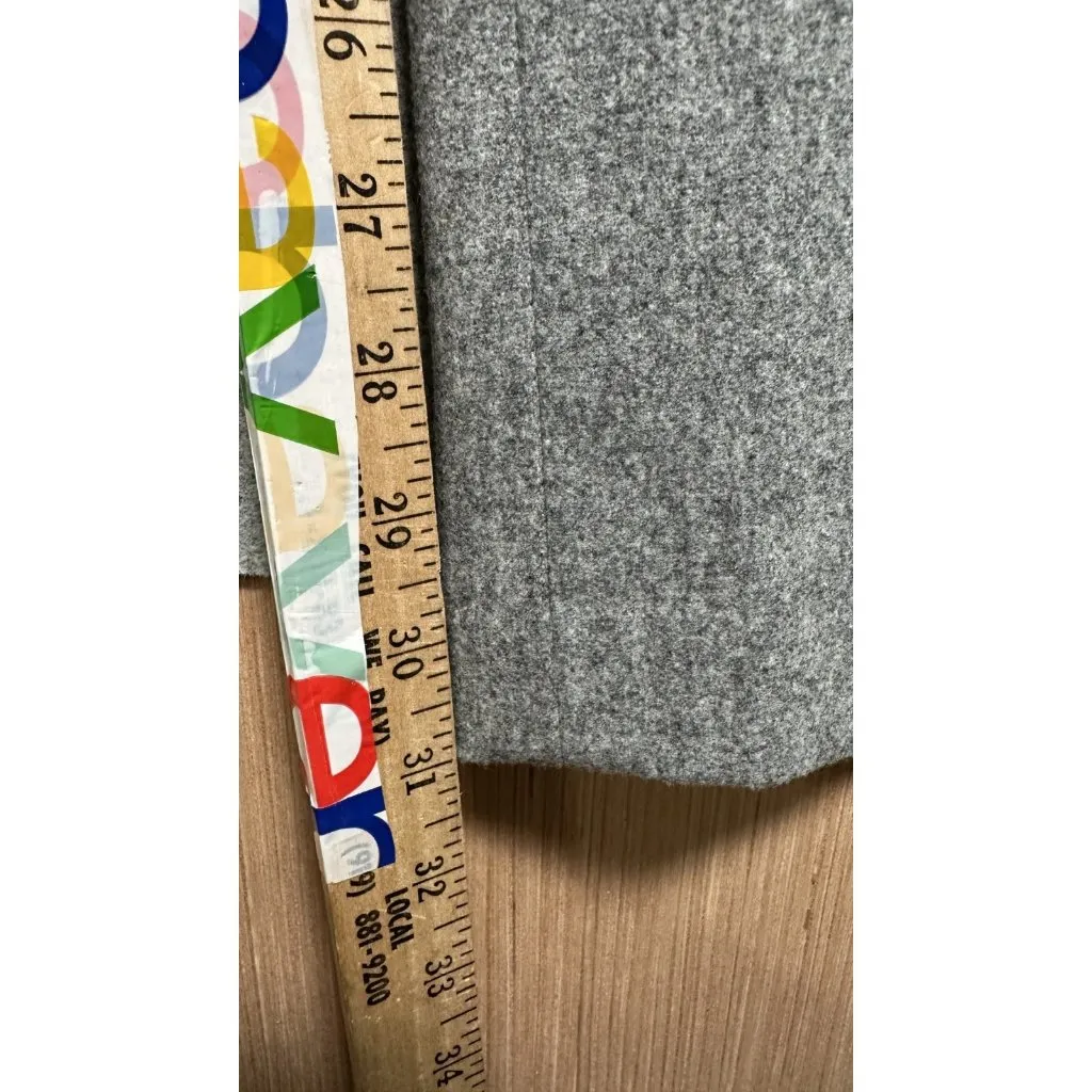 Banana Republic 10 Womens Pants Harrison Light Gray Cashmere Stretch Y2K 2004 - Image 10