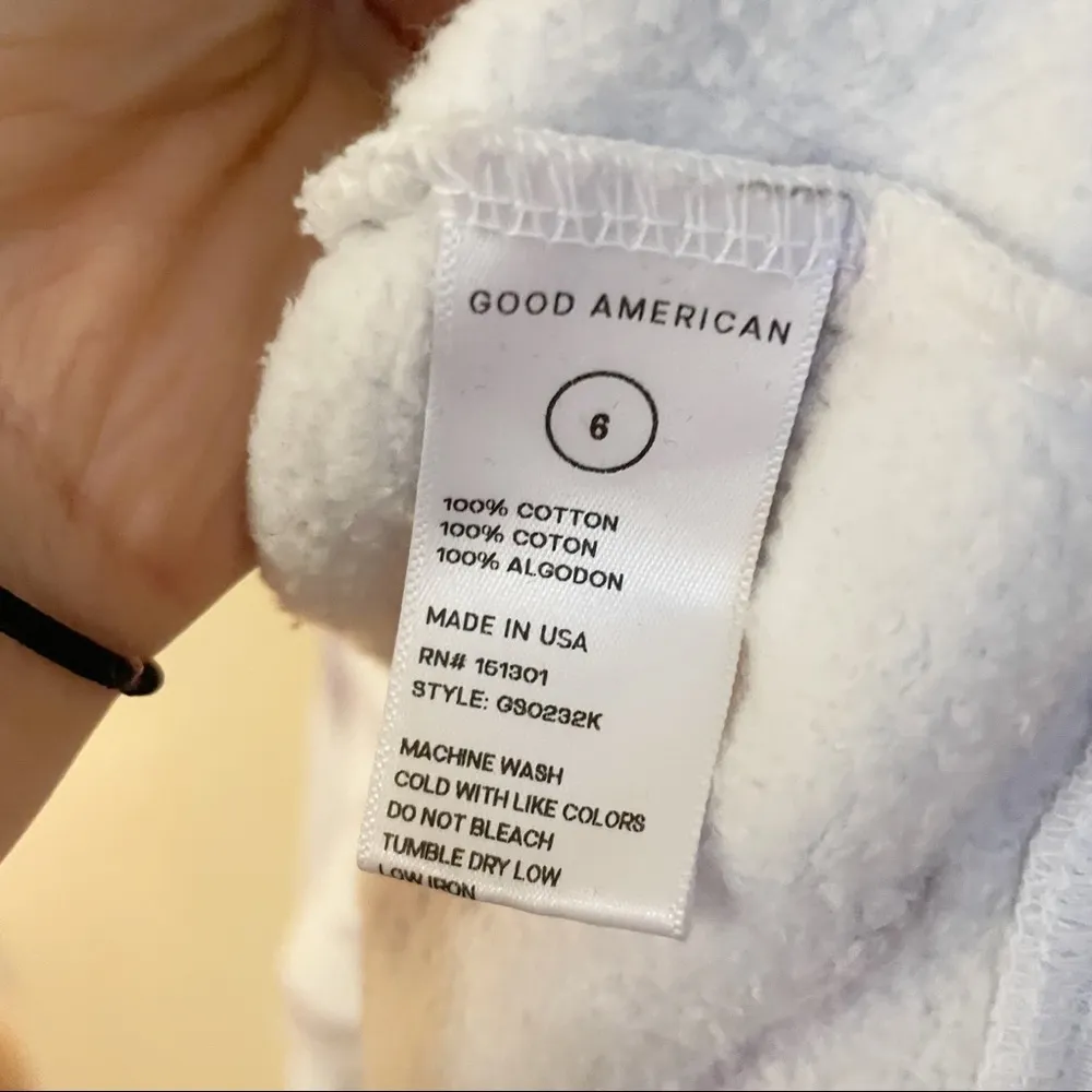 Good American Cropped & Cool Hoodie - Image 12