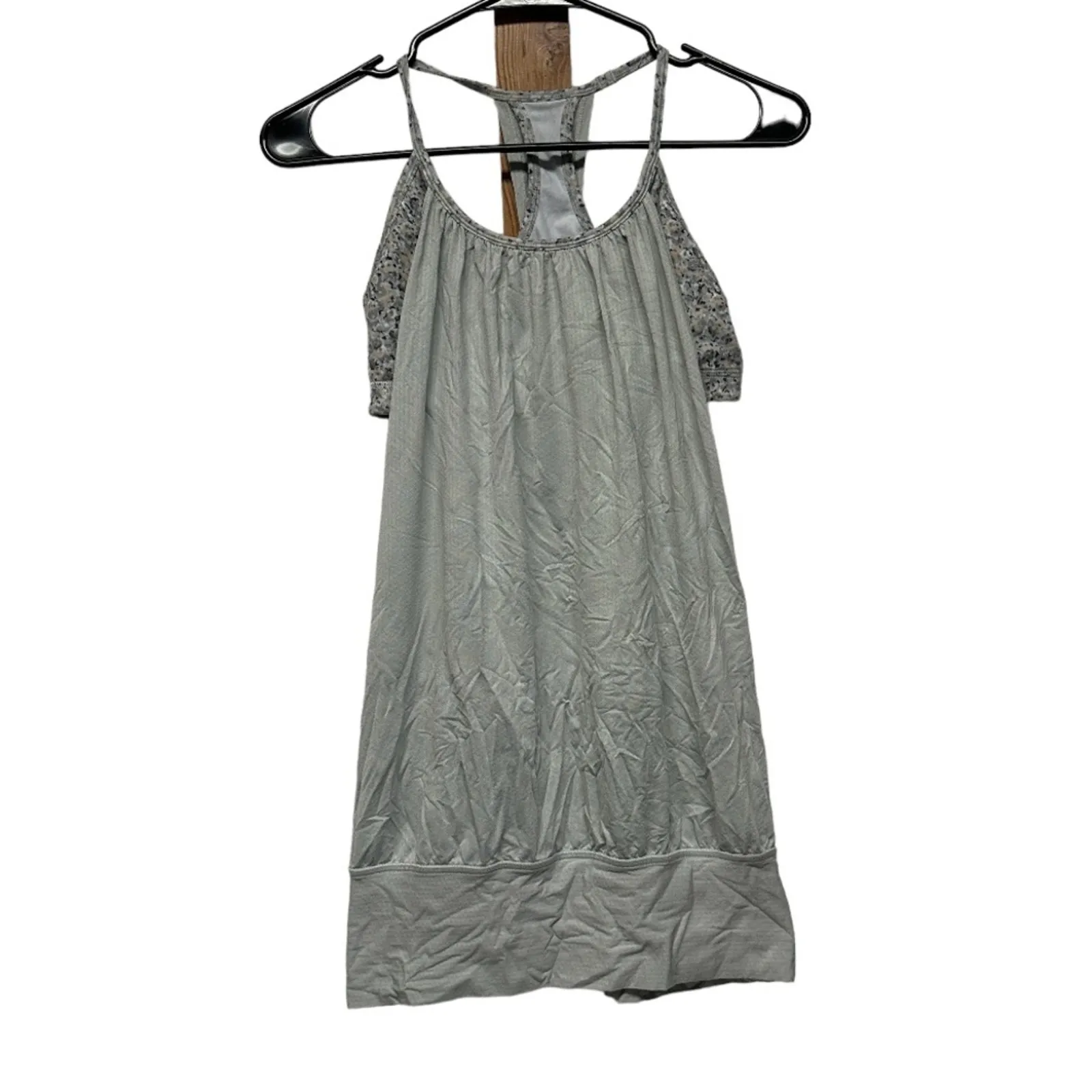 Lululemon No Limits Tank in Silver Spoon‎ / Petite Fleur Silver Spoon Size 6 - Image 3