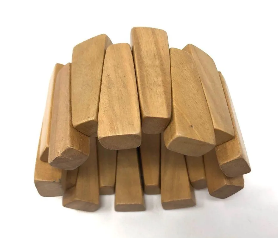 Pine* wood wide stretch bracelet - Image 5