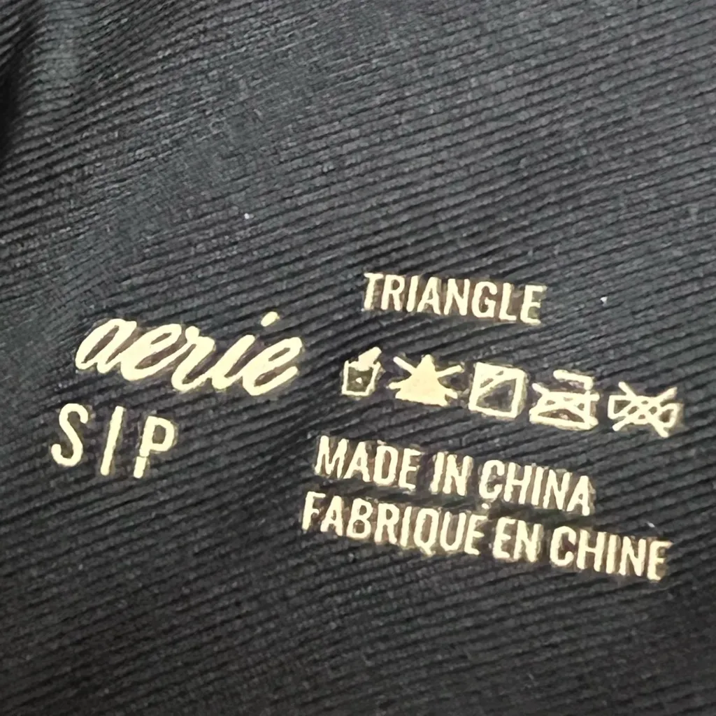 Aerie Bikini Set Hi-Leg Cheeky Bikini Bottom & Triangle Bikini Top - Small - EUC - Image 9