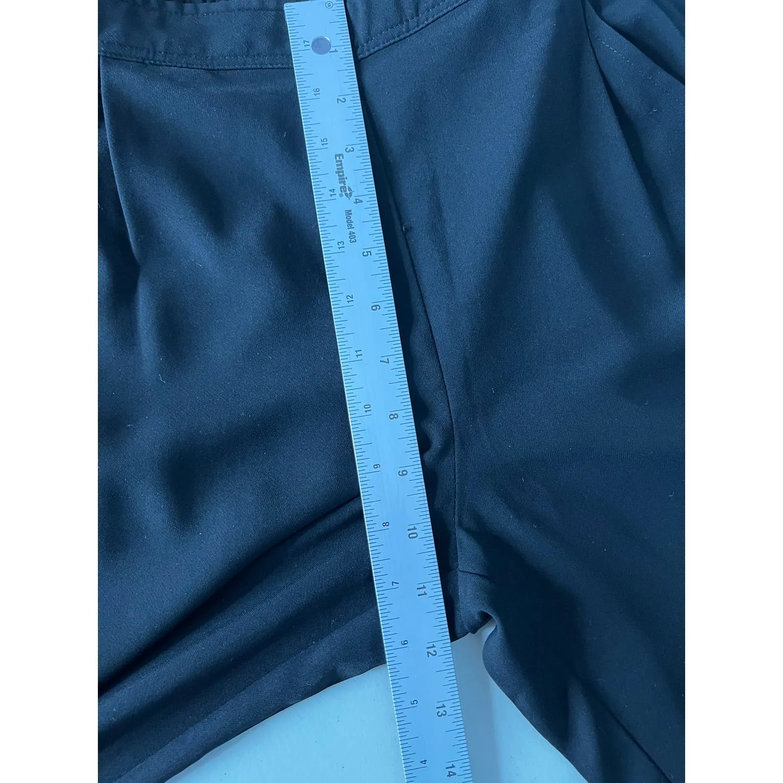 Modern Citizen Finley Pull On Pleated Cropped Trousers in Black Size Small - Image 8