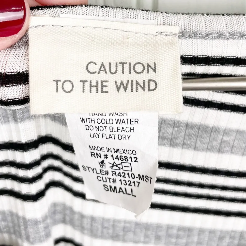 UO Caution to the Wind Y2K Striped T-Shirt Dress - Image 6