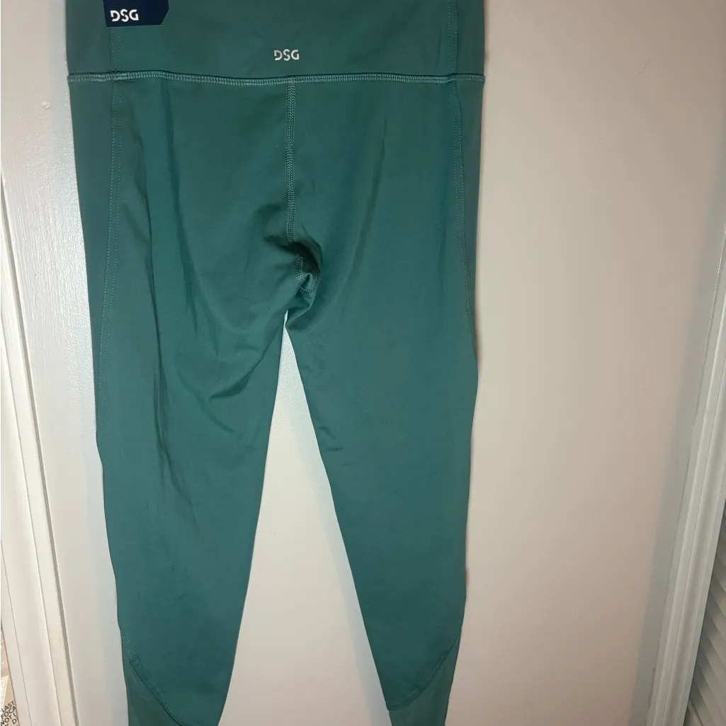 DSG Momentum Teal High Rise 7/8 Leggings Women’s Small Mesh Detail NWT Green - Image 2