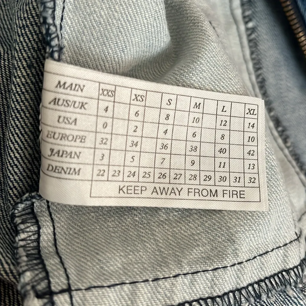 One teaspoon denim jacket size L NWT - Image 12