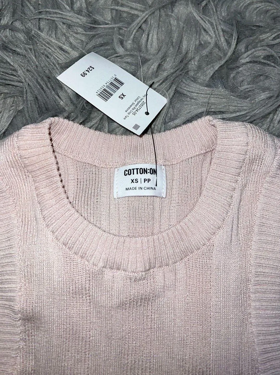 foxy variegated rib crop tank - Image 2