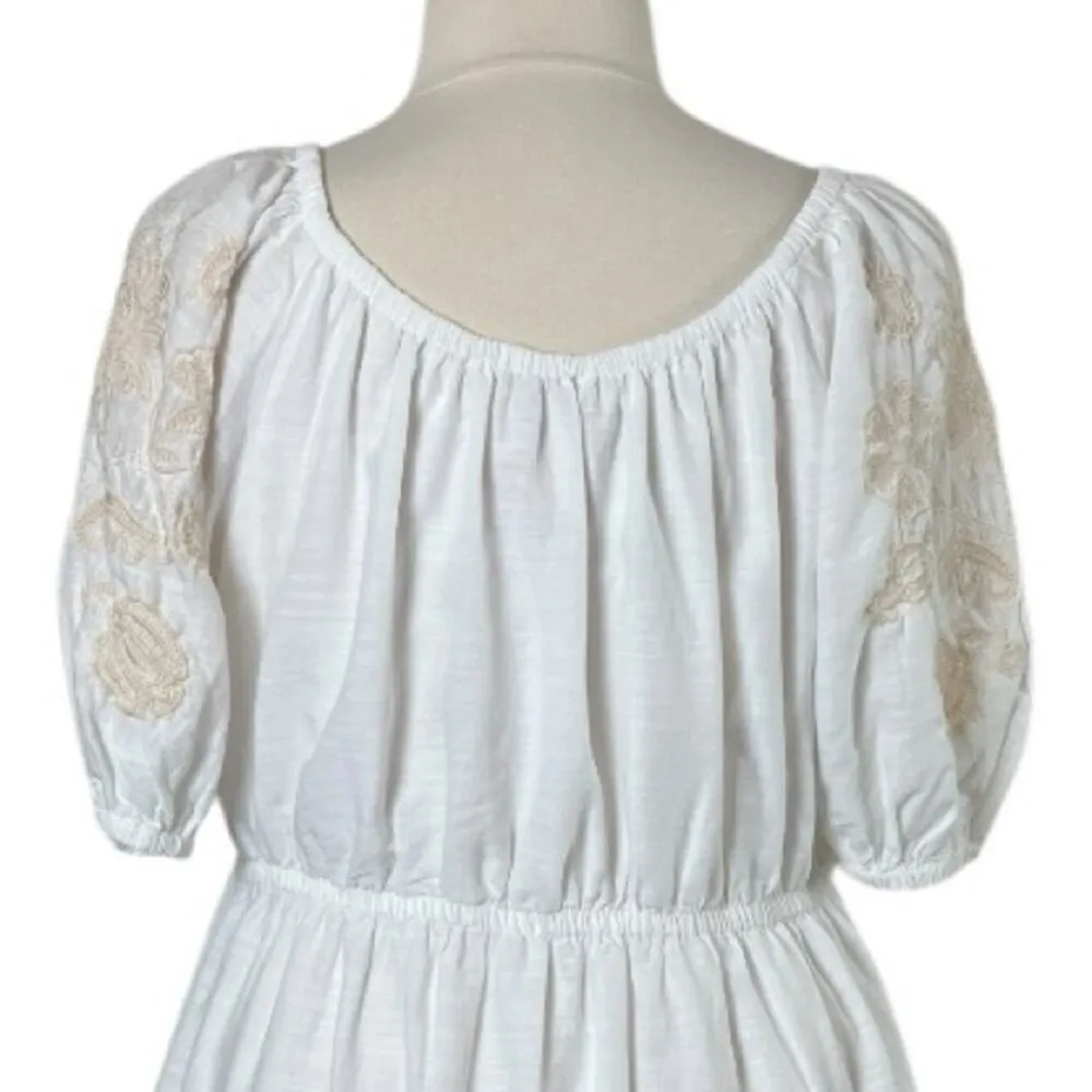Knox Rose New Dress Embroidered Off Shoulder White Cream Women’s us Size XXL - Image 10