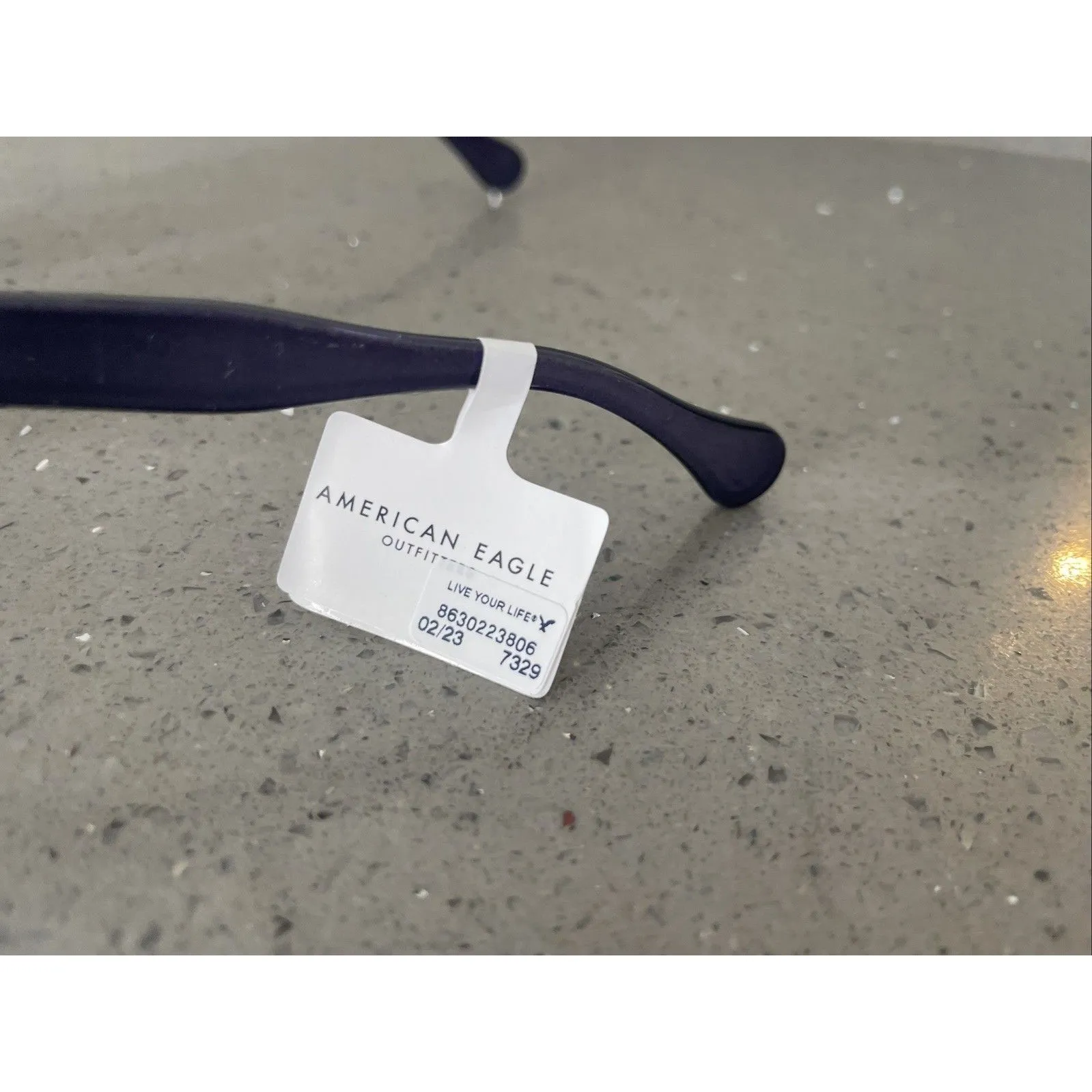 American Eagle 7329 sunglasses Unisex Navy NEW - Image 4