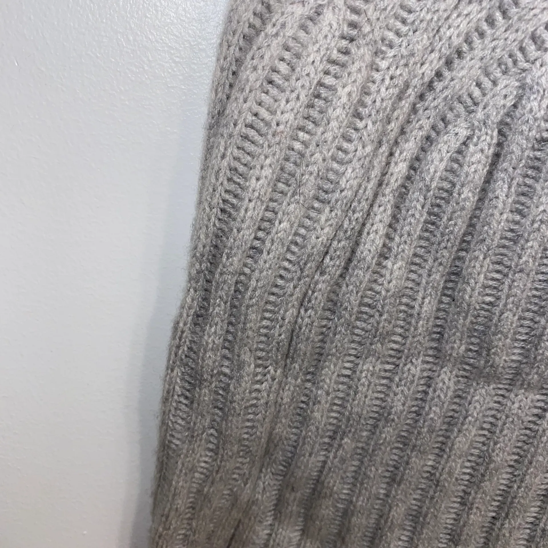 Le Kasha NWT $590  Geneve Jumper 100% Cashmere Knitted Scarf Bolero Gray OS - Image 5