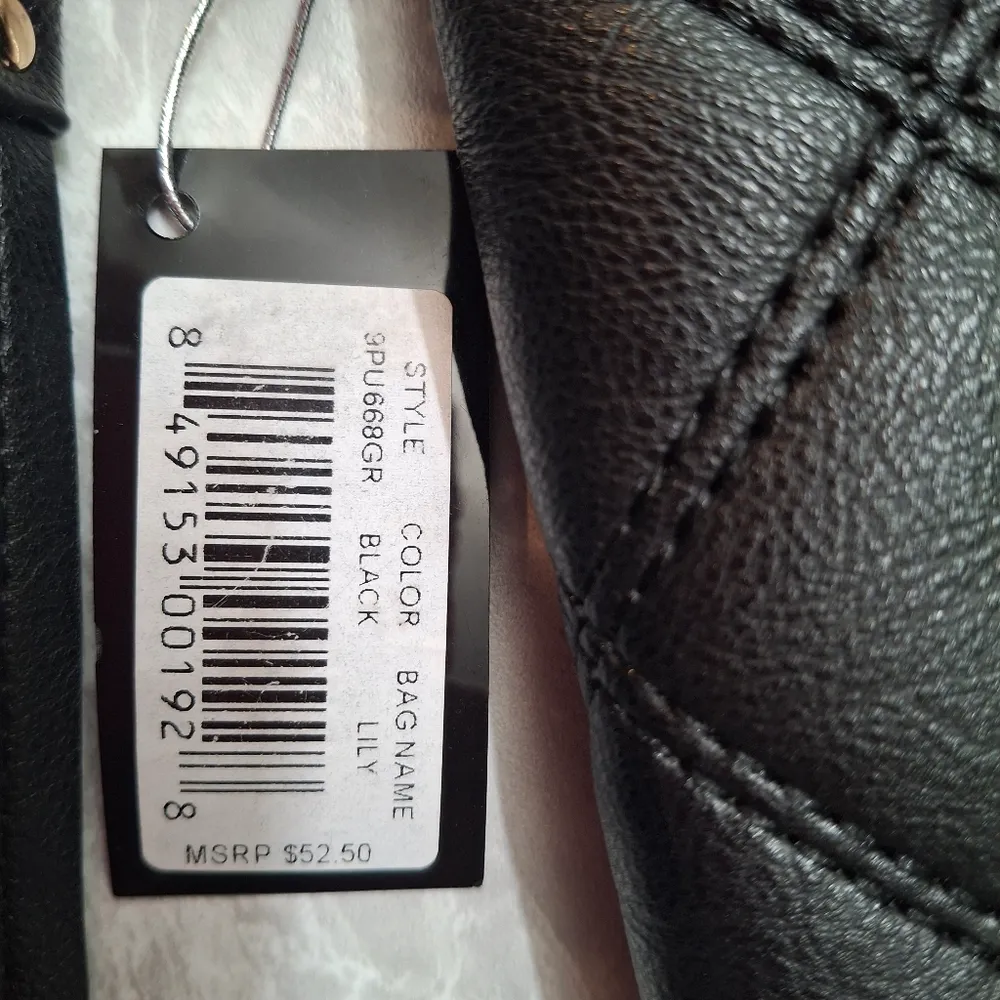 Bebe  Black Quilted Wristlet - Image 4