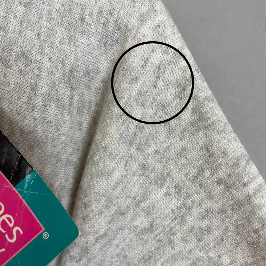 Vintage Hanes‎ Sweatshirt NWT Heather Grey Deadstock Women Plus Size 3X Sporty - Image 8