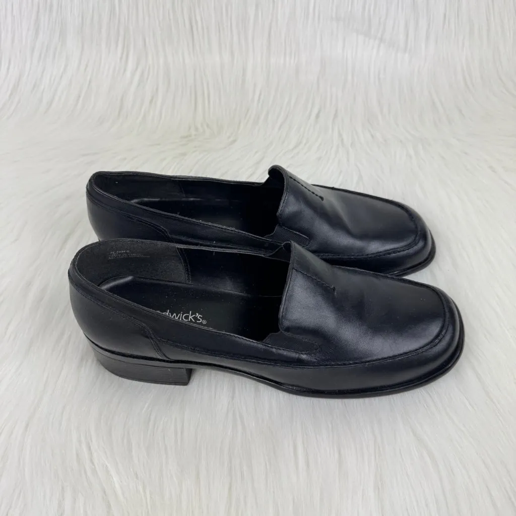 NWOB Women's Chadwick's Leather Slip On Loafers Shoes Sz 10M BLK Office Career - Image 10