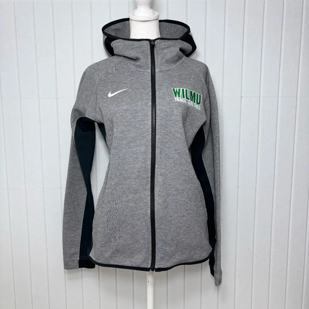Nike WILMU Track and Field Gray and Black Jacket/Hoodie Size M - Image 11