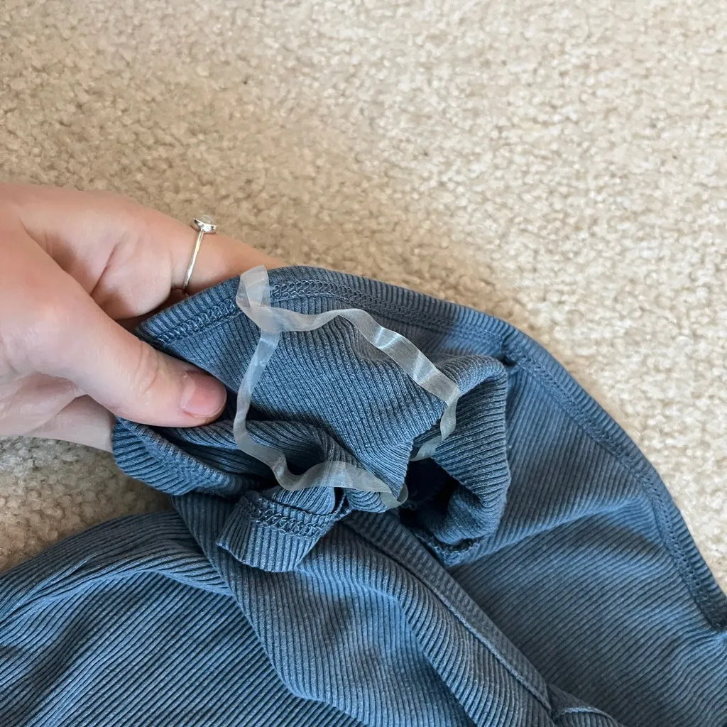 Target Wild Fable Sweetheart Neckline Ribbed Top size XXS - Image 4