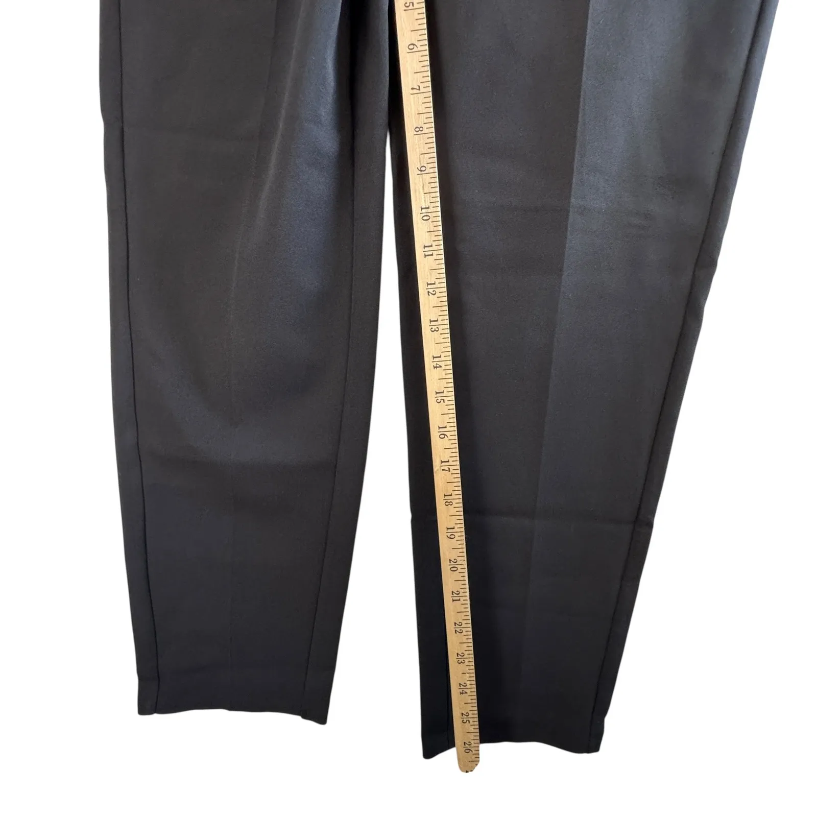 Athleta Brooklyn Ankle Pant Black Pull-On Featherweight Work‎ Travel womens sz 0 - Image 8