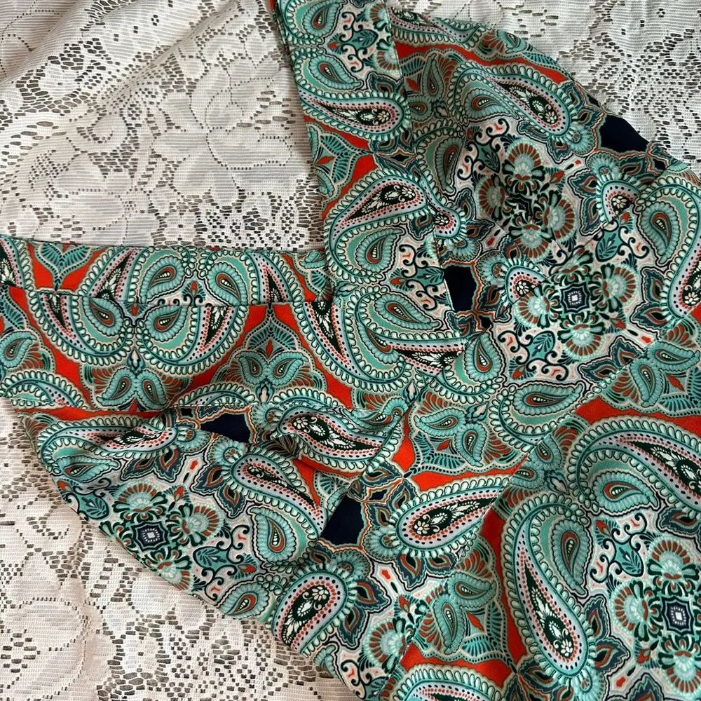 Anthropologie Maeve Size 2 Beautiful Green Dress with pleated bottom - Image 4