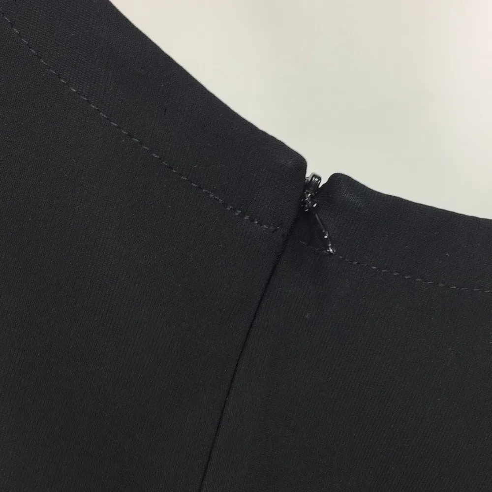 Ygal Azrouel Cutout Bodycon Dress Black White Size 0 - Image 15