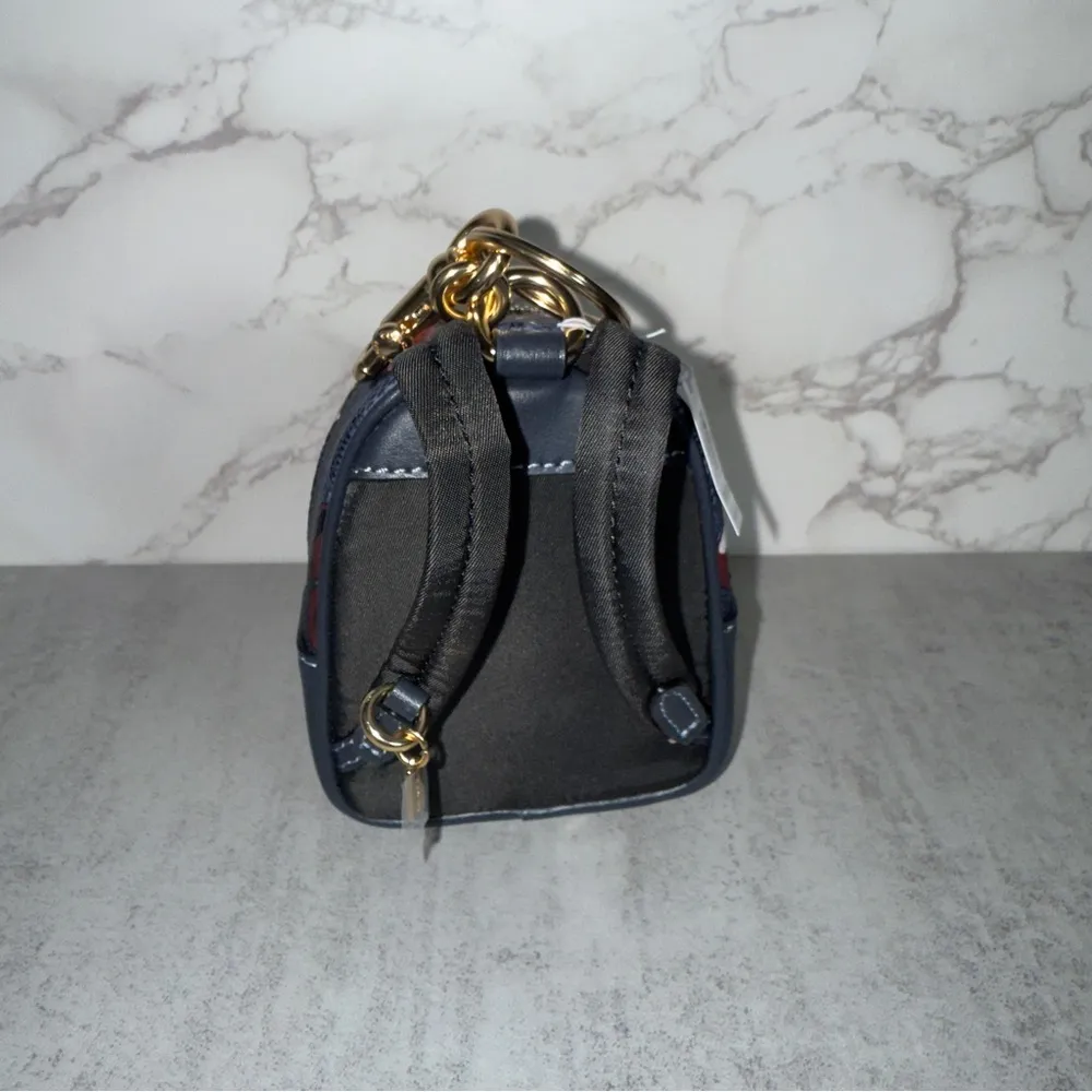 Coach Court Backpack Bag Charm In Signature Canvas With Cherry Print - Image 4