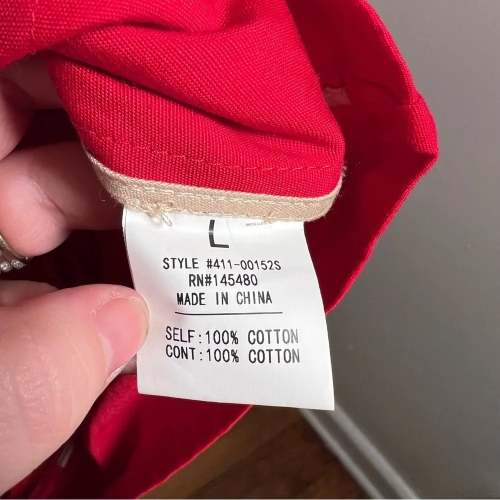 Market & Spruce Double Breasted Jacket Red - Image 10