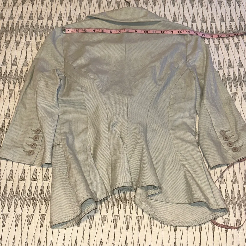 Free People Light Gray Blazer - Image 10