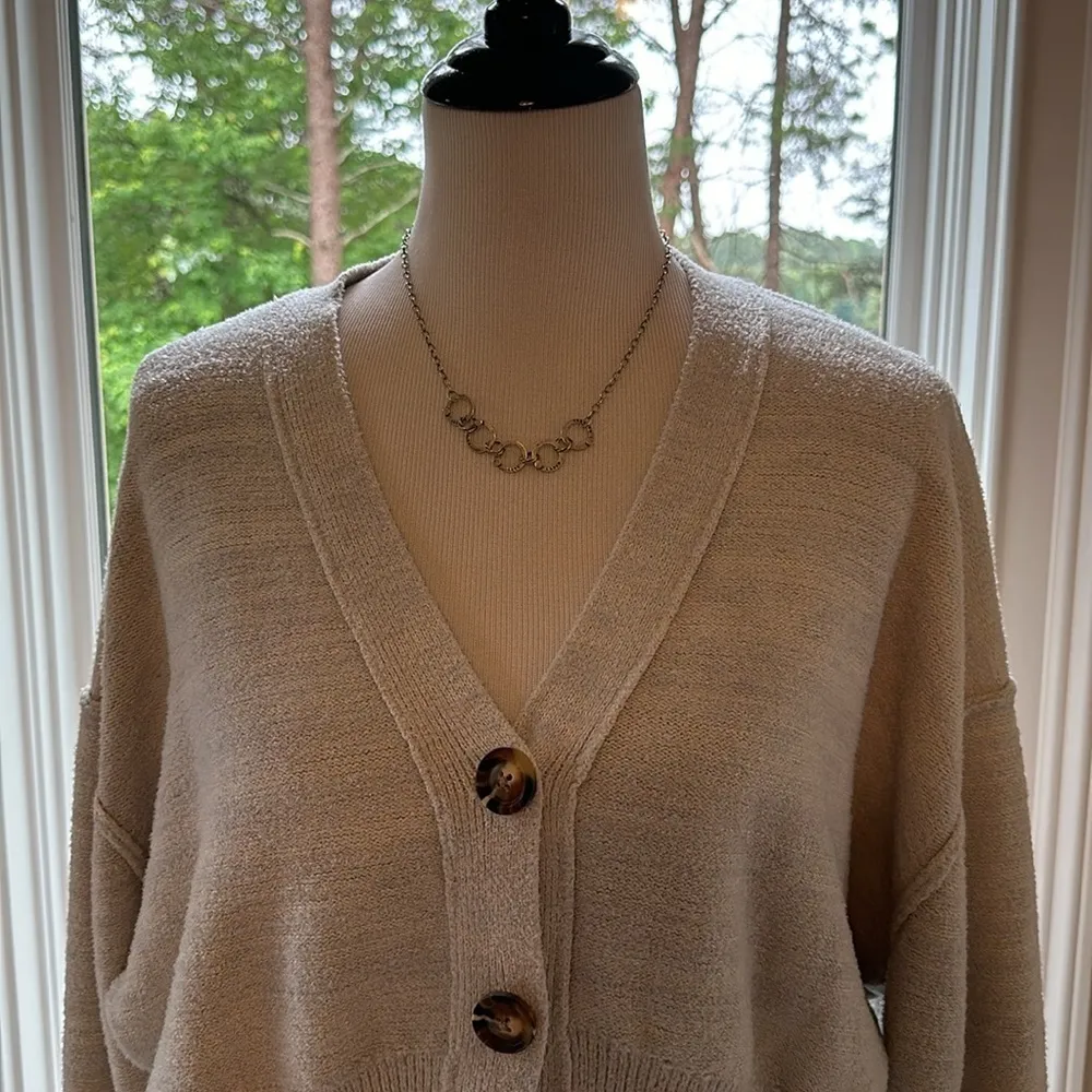 Rose & Crown Cropped V- neck Cardigan from Anthropologie, NWOT - Image 9