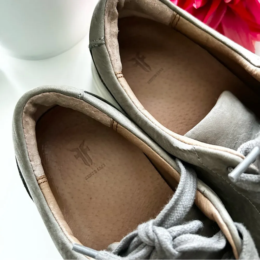 Frye Tan Leather Sneakers 7.5 - Image 5