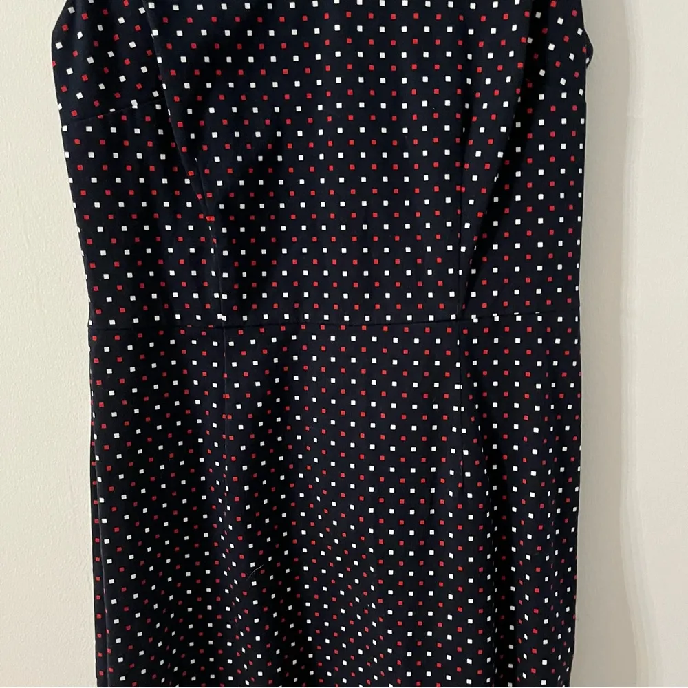 Tommy Hilfiger Polka Dot Red White & dark Blue Sleeveless Dress w/out Lining 8 - Image 3