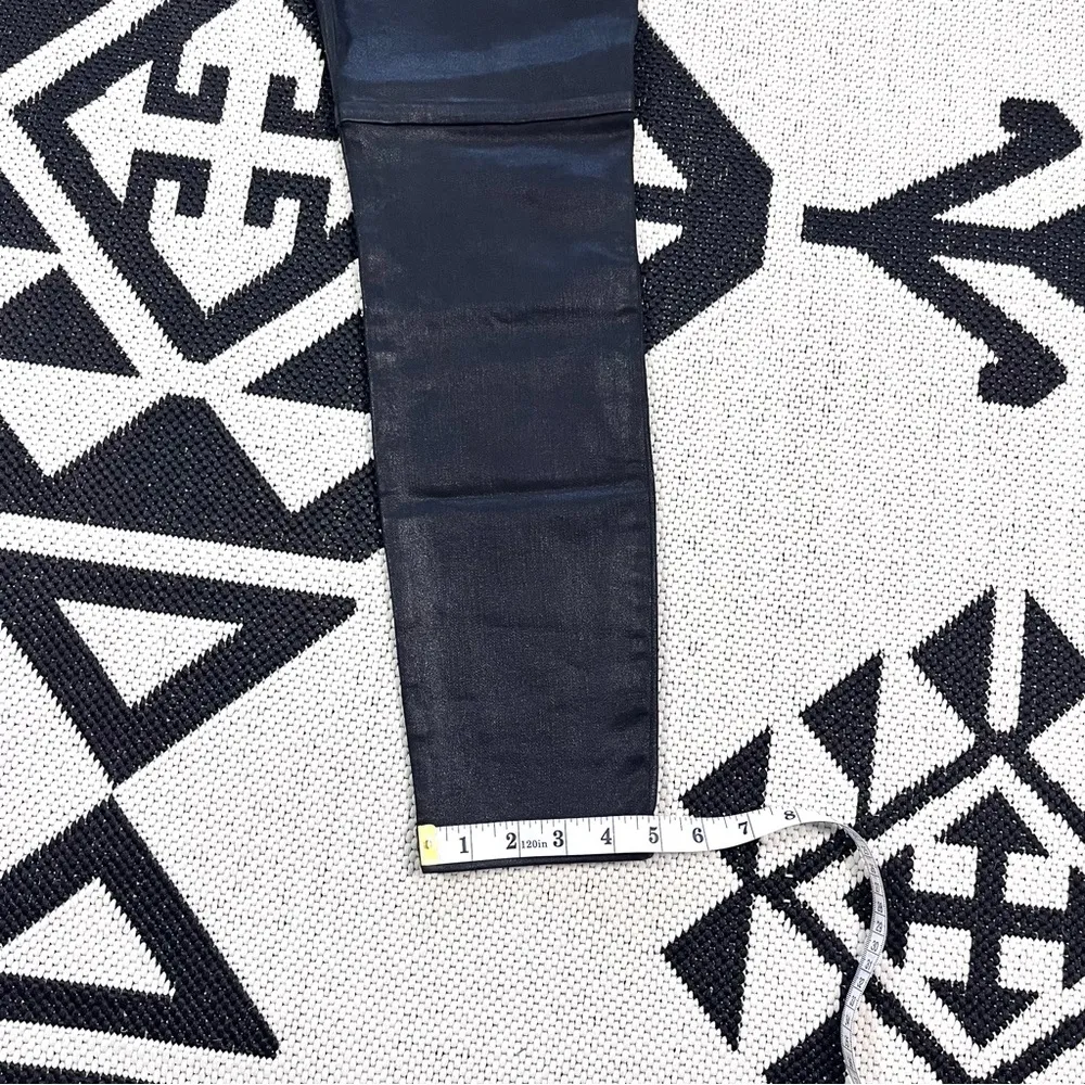 Taylor Hill x Joe’s Jeans Coated Lace Up Icon Mid Rise Skinny Ankle Jean Size 29 - Image 9