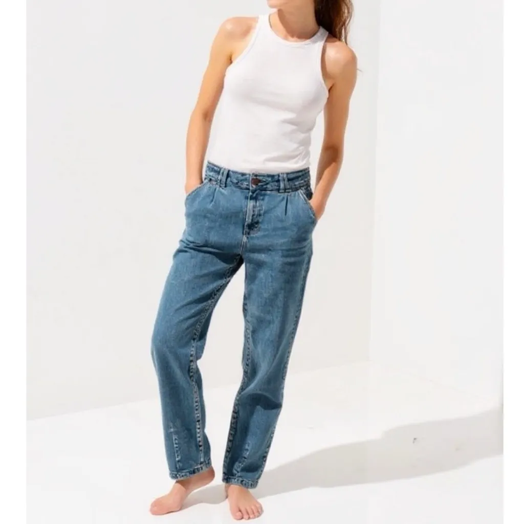 SÉZANE Manu Pants, Denim Blue, FR34/US2 - Image 2