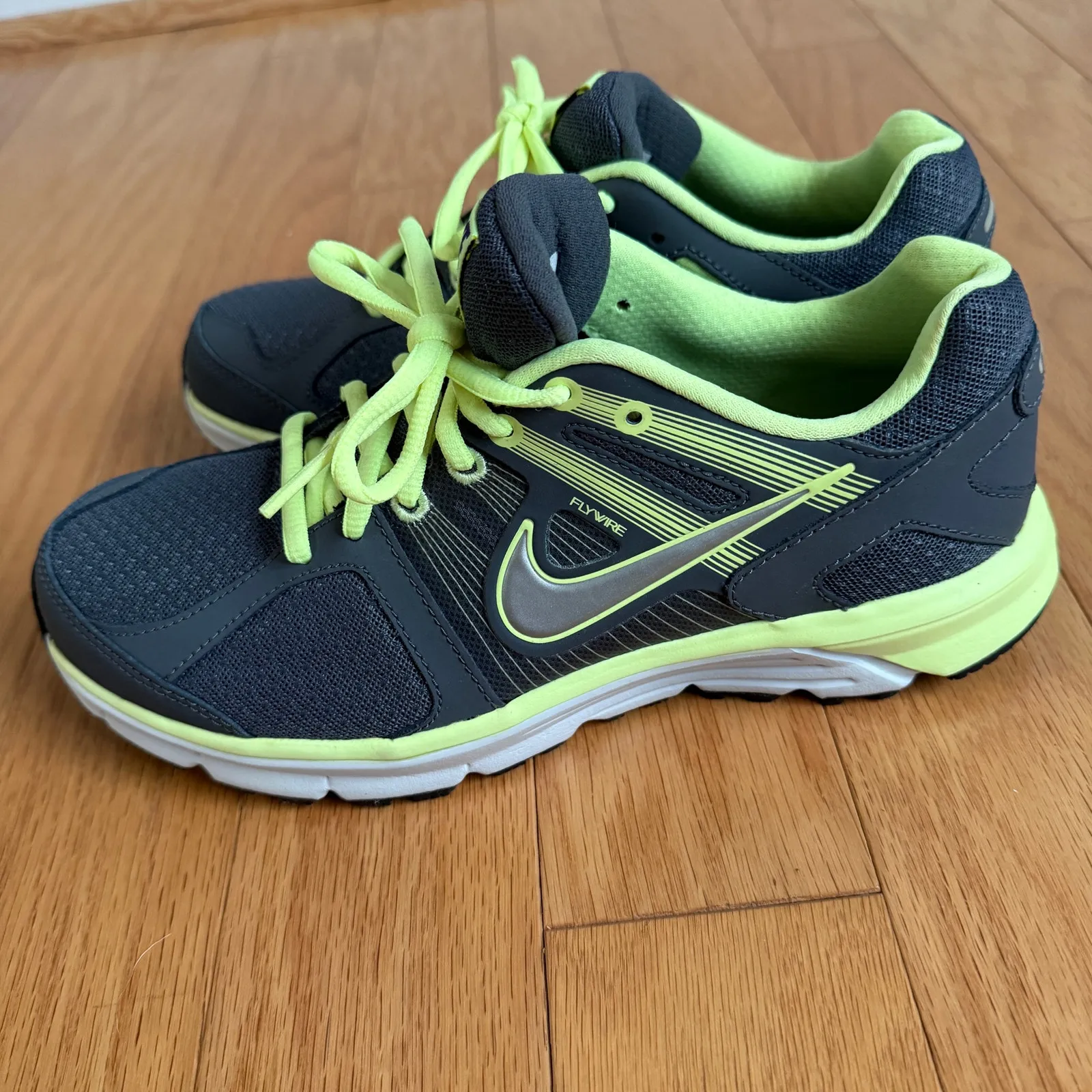 Nike sz‎ 7.5 Gray yellow Anodyne DS Air Running Shoes - Image 4