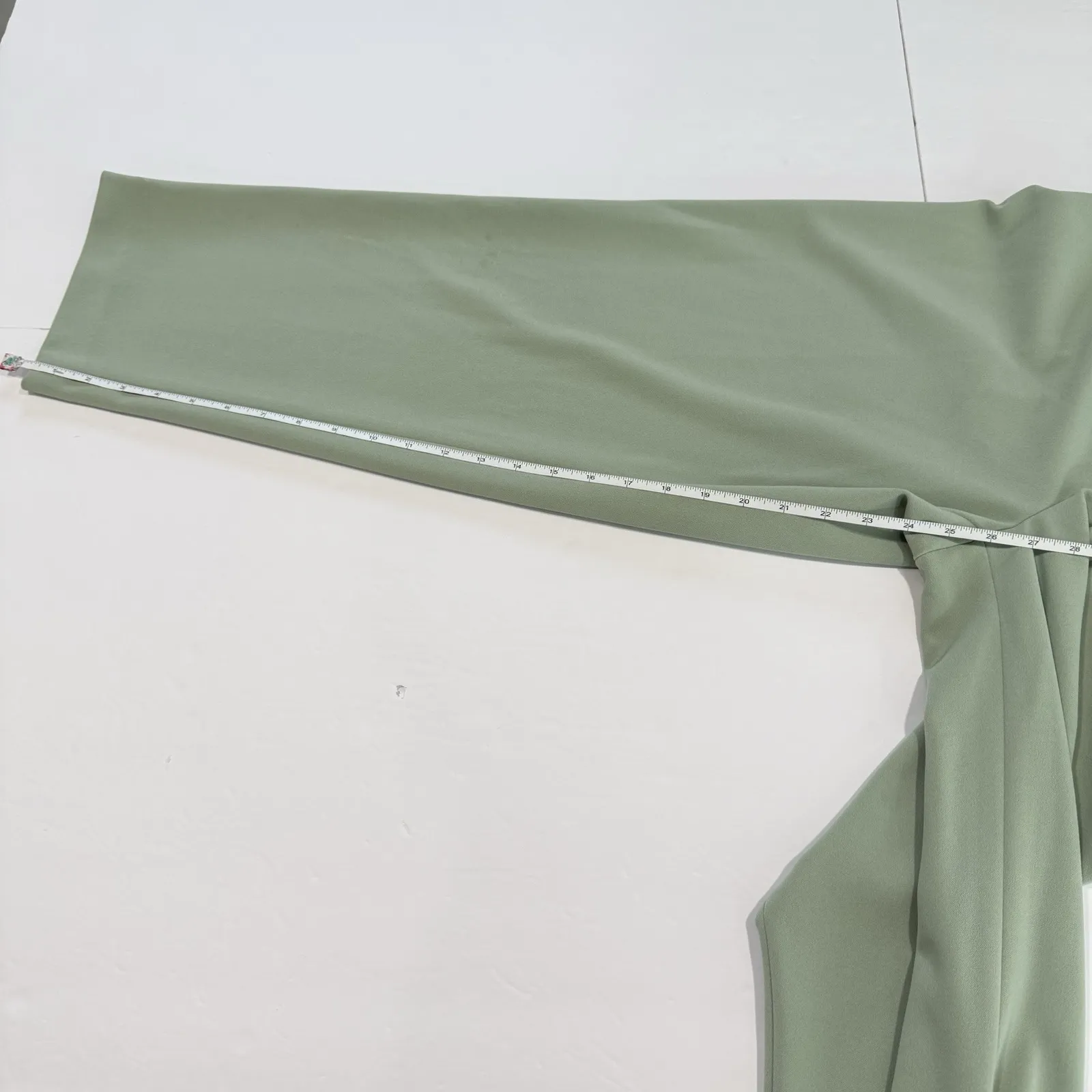 NWT Calvin Klein Sage Green Twist Neck Sleeveless Stretch Crepe Jumpsuit Size 8 - Image 11