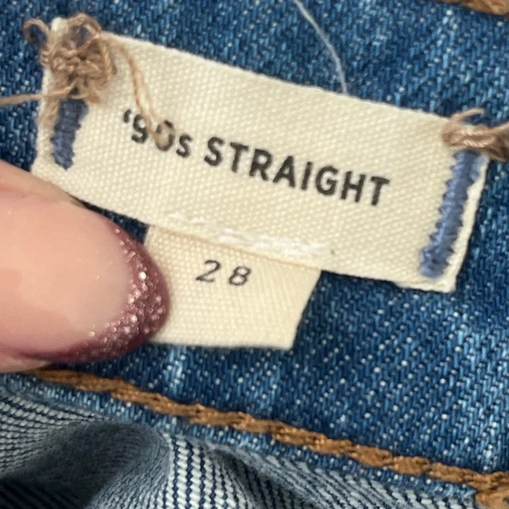 Madewell 90s Straight Utility Jeans 28 - Image 13