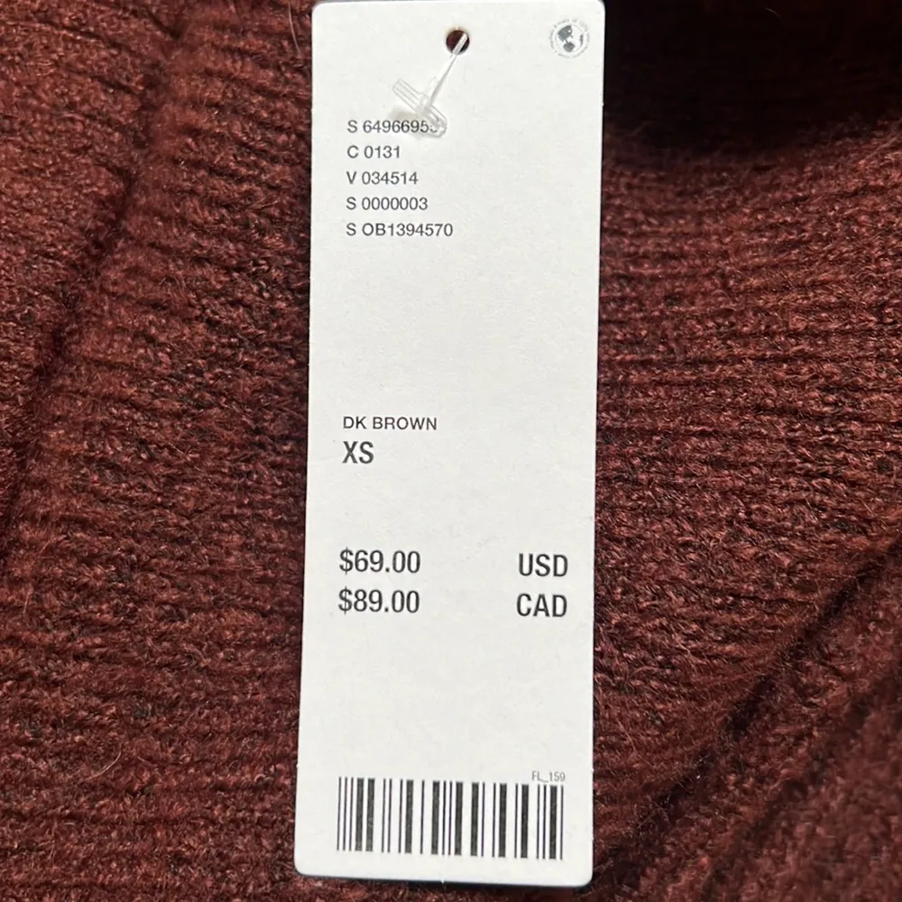 Urban Outfitters Grace Knit Off -The-Shoulder Romper XS Women’s Brown NWT - Image 6