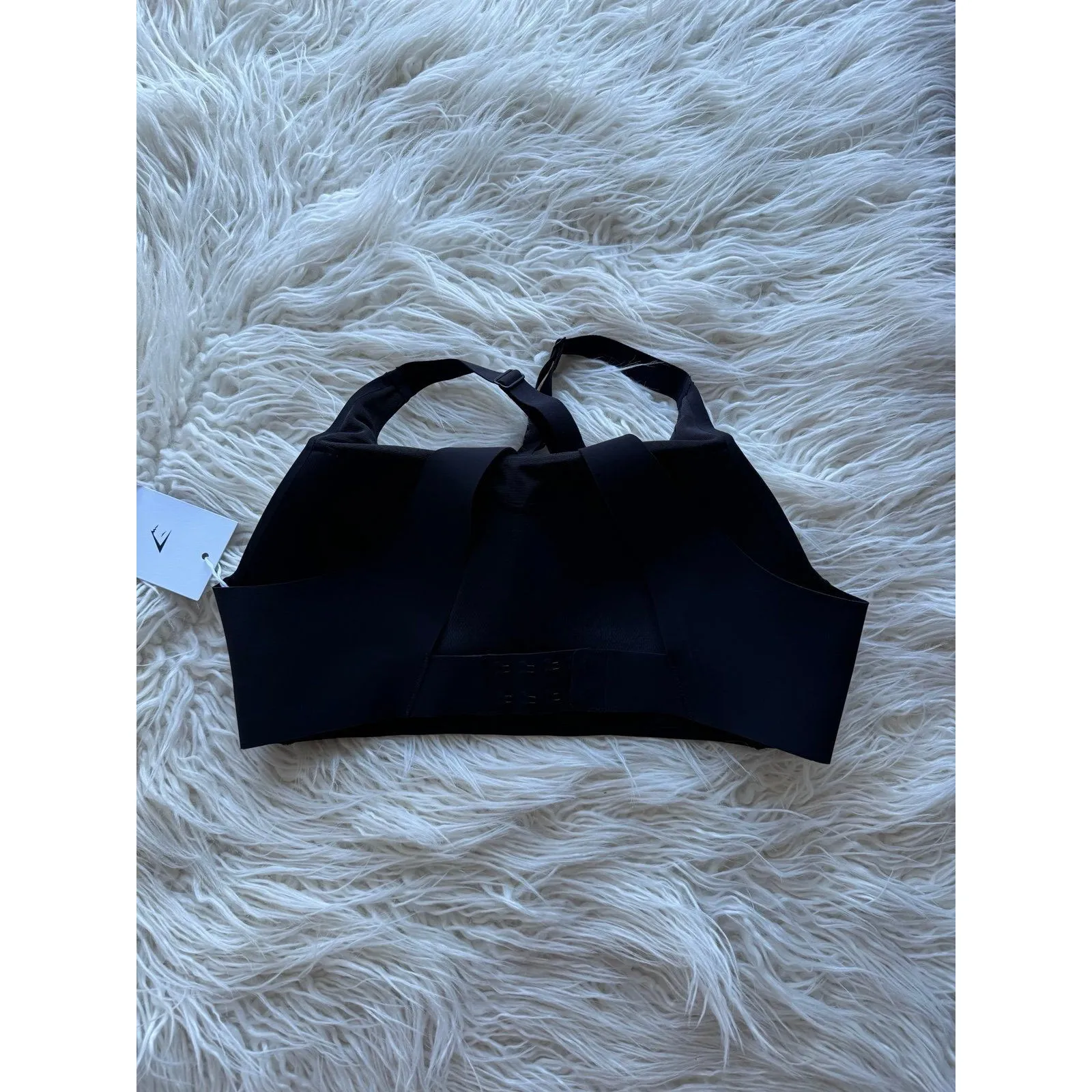 Gymshark Crossover Strap High Support Sports Bra Black Size Medium - Image 5