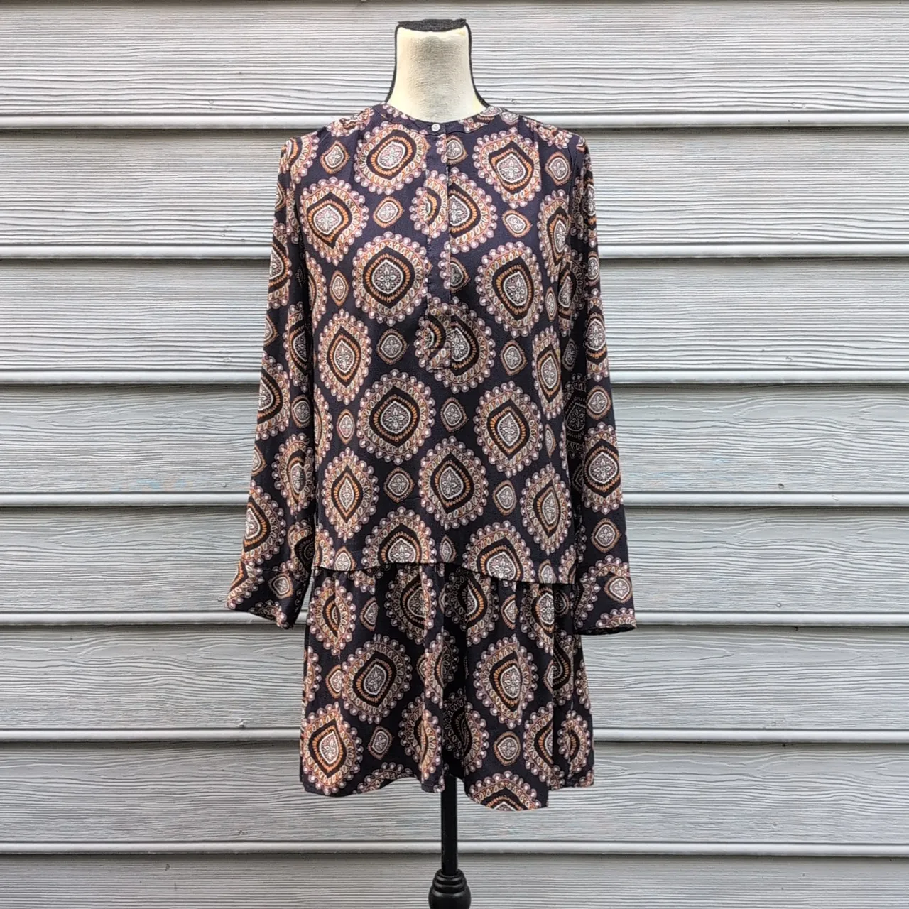 Loft Drop Waist Shift Dress | Loft Henley Long Sleeve Dress - Image 9