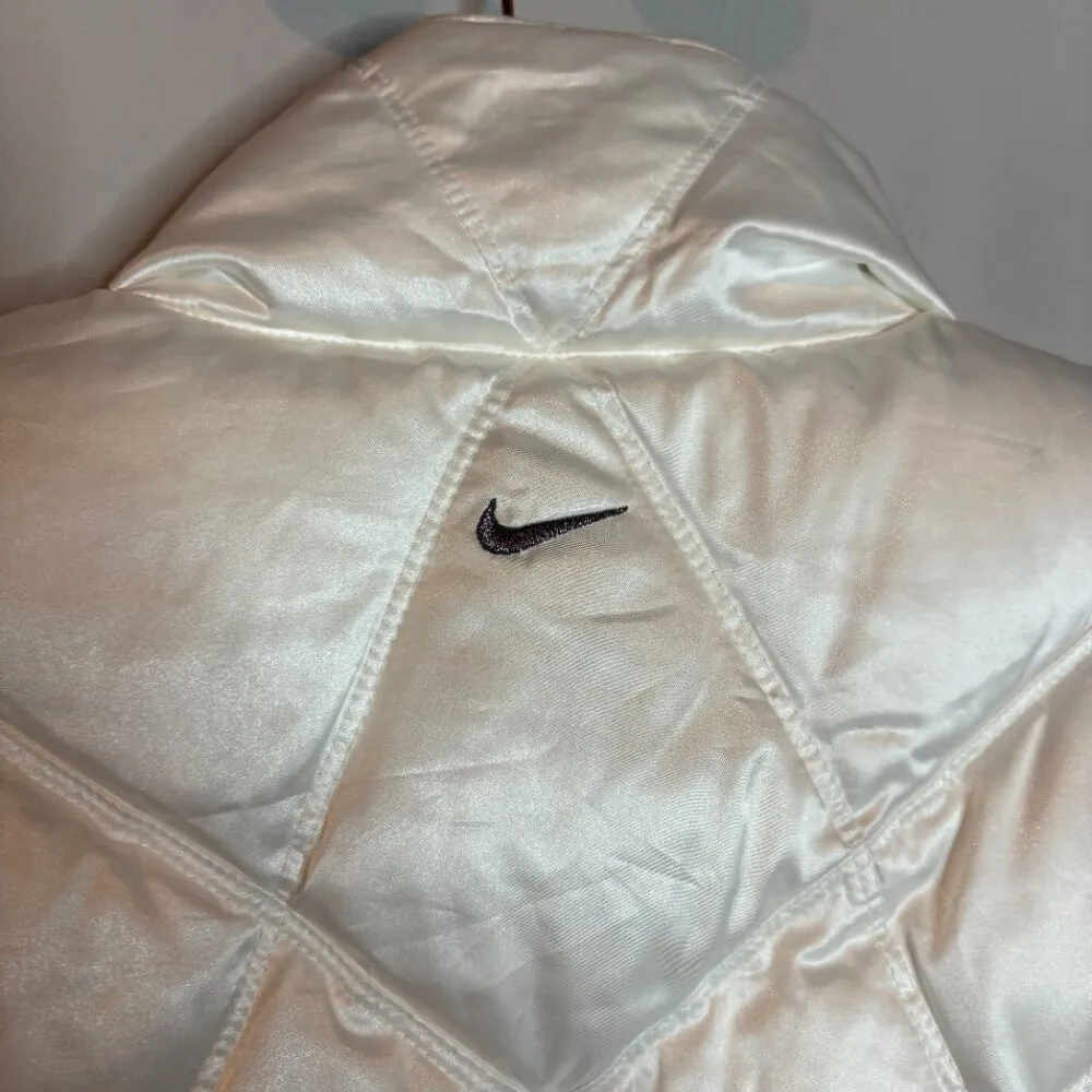 Y2K Nike white down puffer coat - Image 6