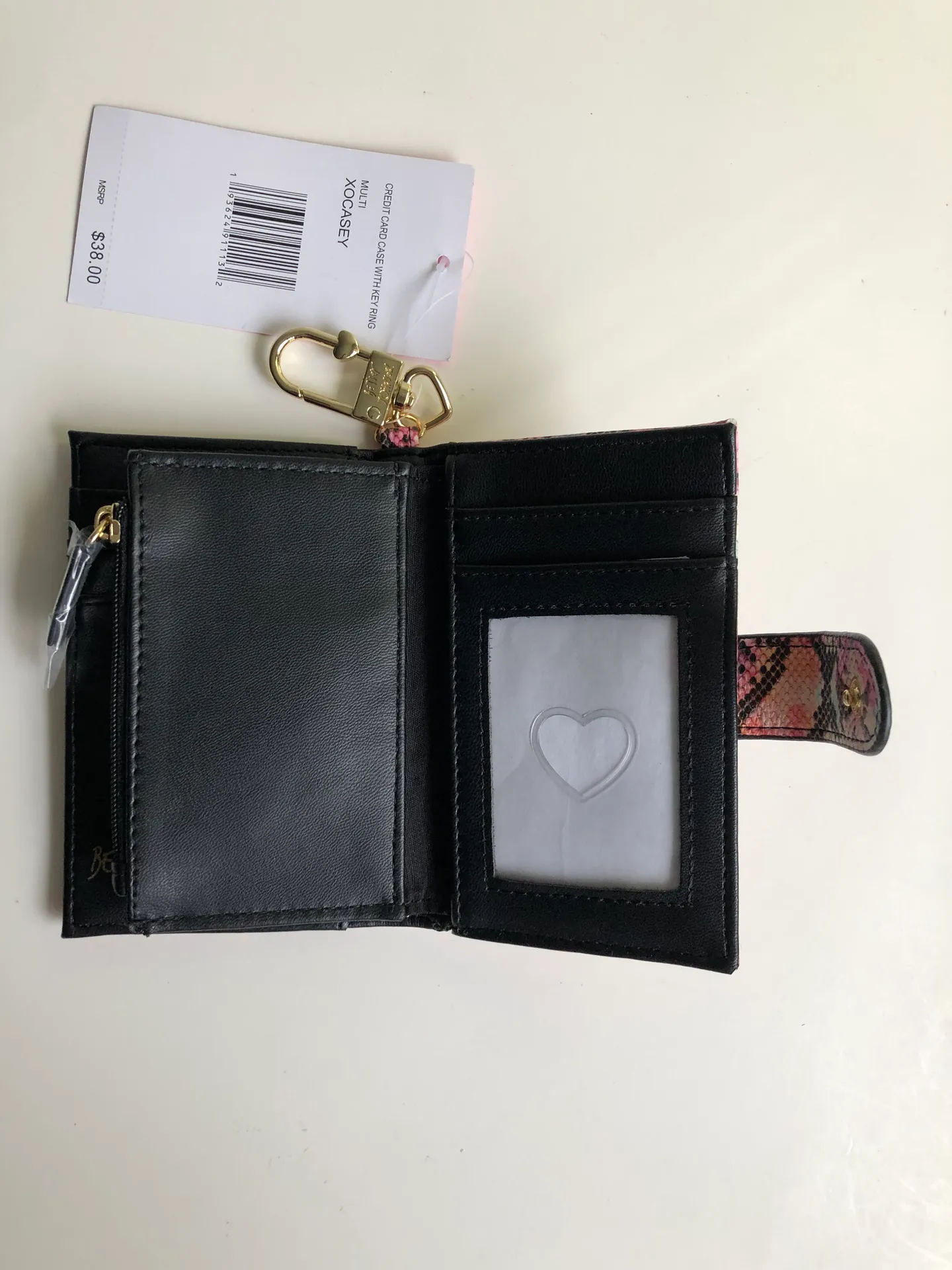 🆕Python snake Print Bifold Wallet With Keyclip - Image 8