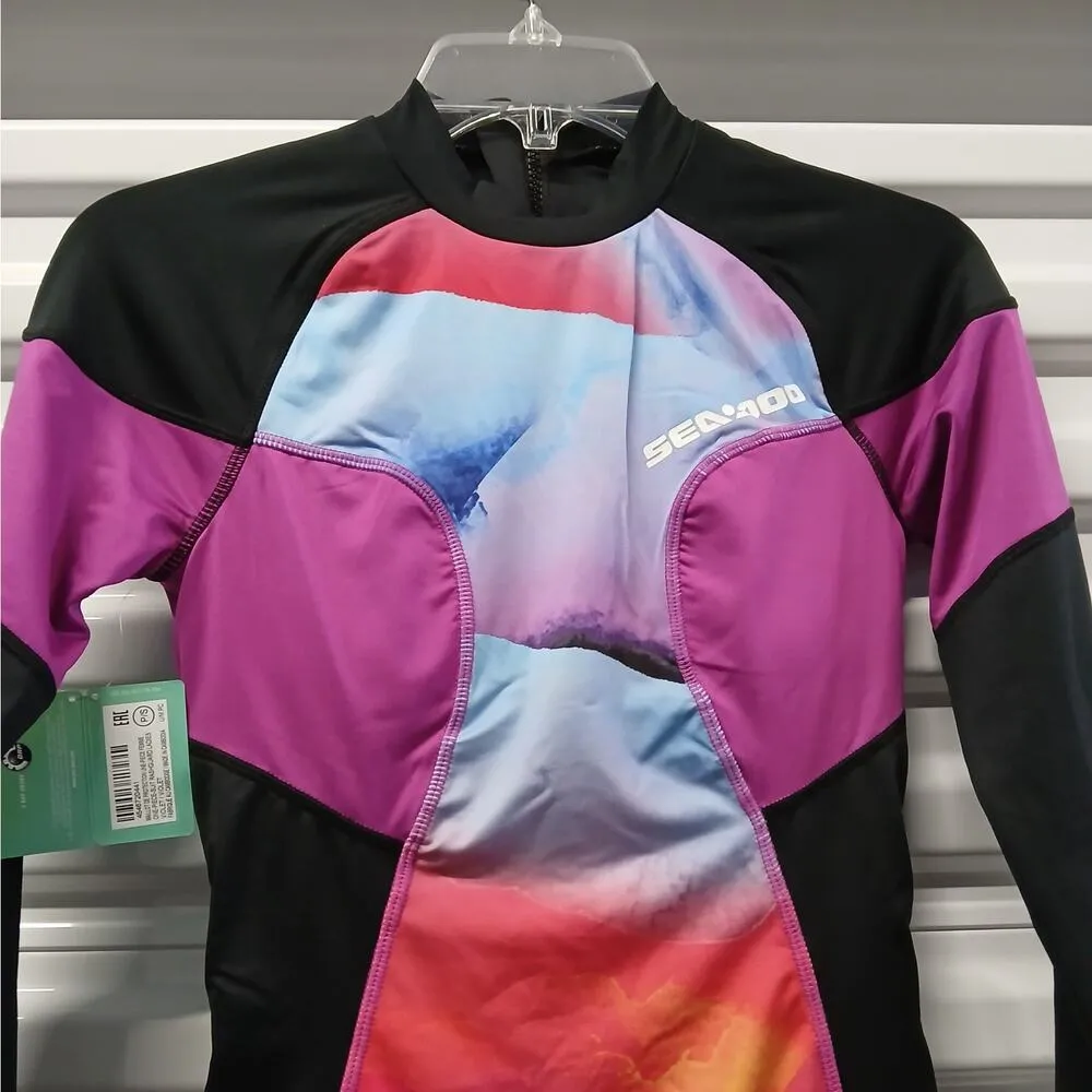 Sea Doo One Piece Rashguard Wetsuit Women's Small Swim Beach Surfing Water Ski - Image 3