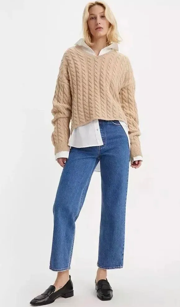 Levi's Ribcage Straight Ankle Jeans - Image 6