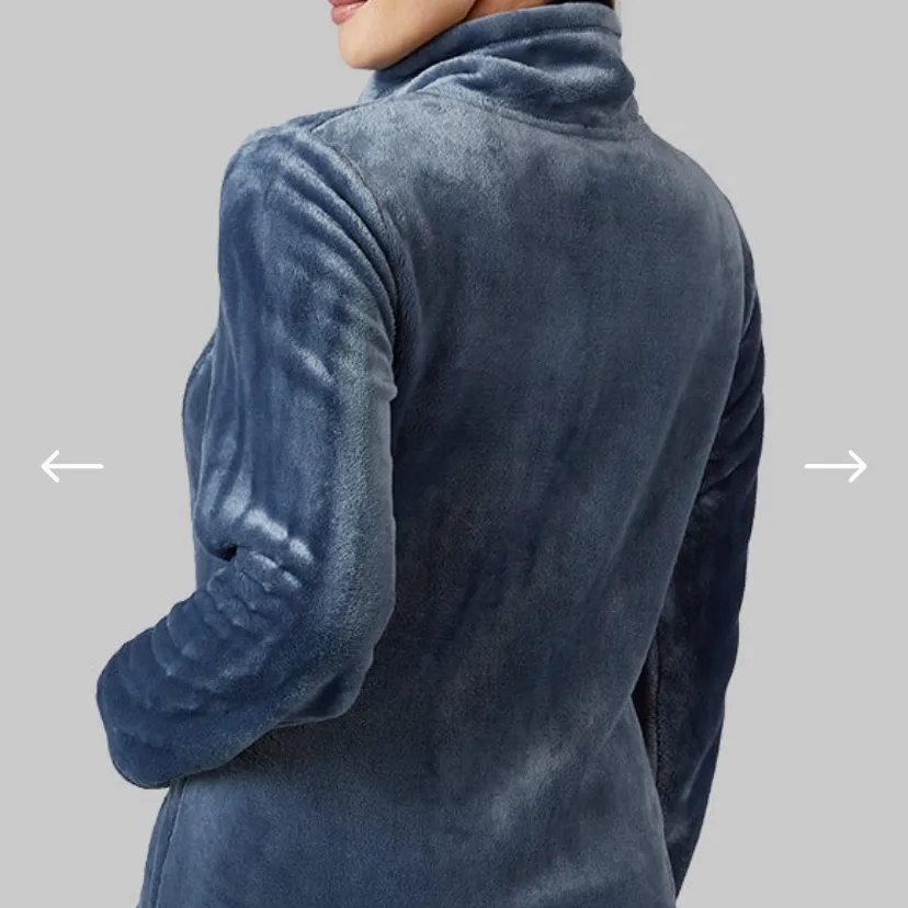 32 DEGREES Navy Blue Fleece Jacket Medium - Image 2