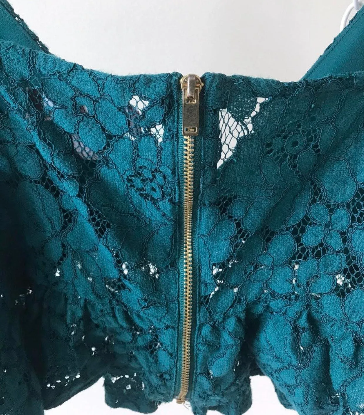 Primark Green Lace Tank - Image 4