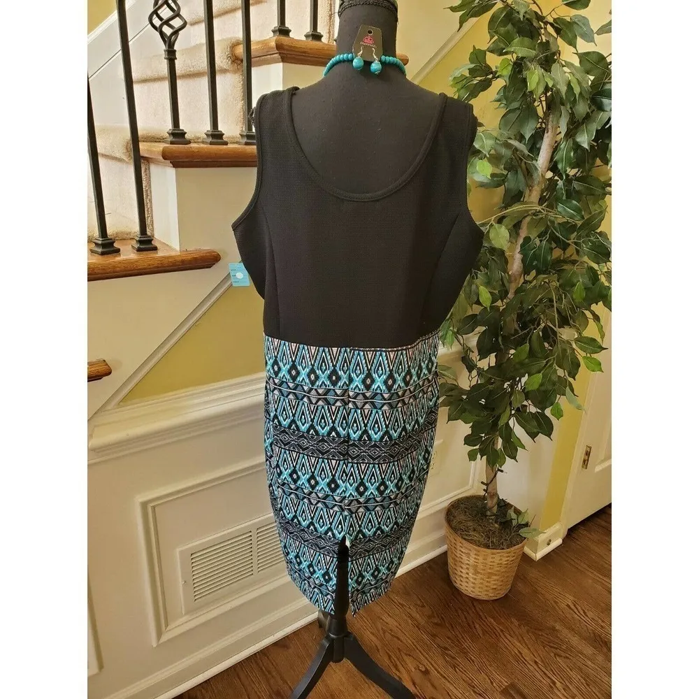 ROUGE Stretch Sheath Dress Size 3X - Image 5