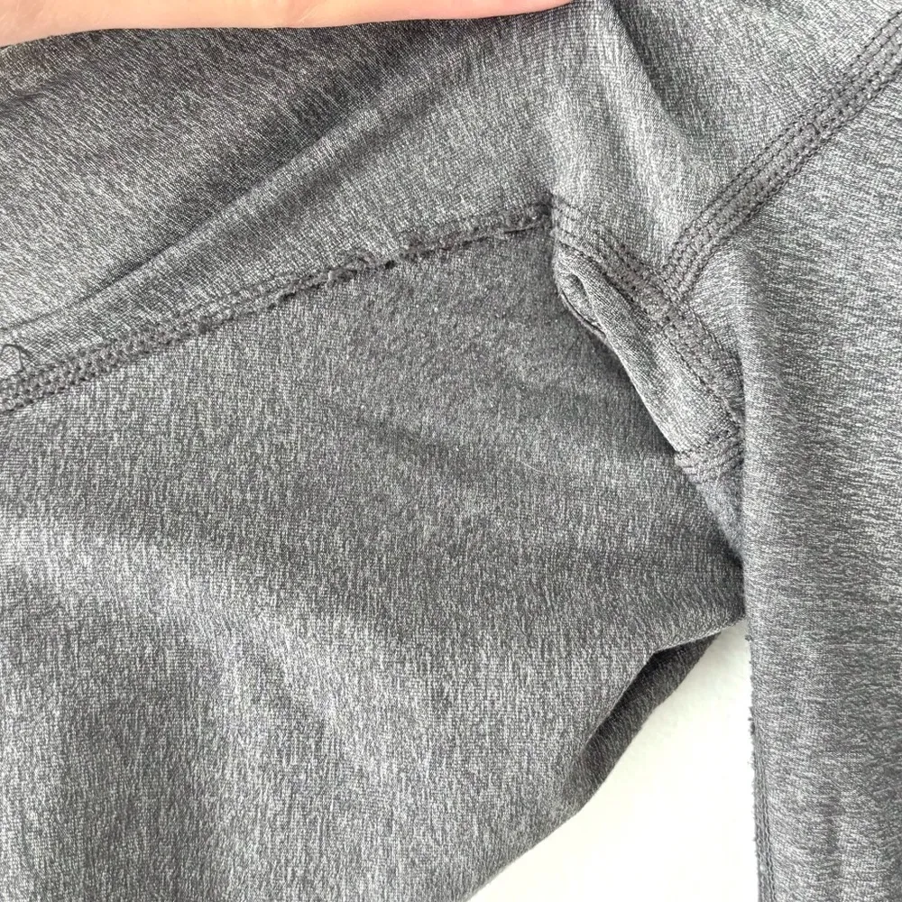 Lululemon Grey Leggings Black Side Size 6 Athleisure Active Wear Workout Gym - Image 3