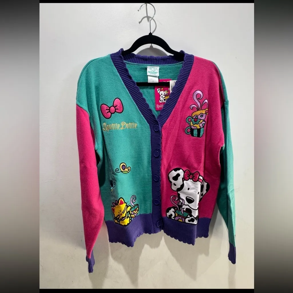Sanrio Spottie Dottie Color Block Women's Cardigan - Image 2