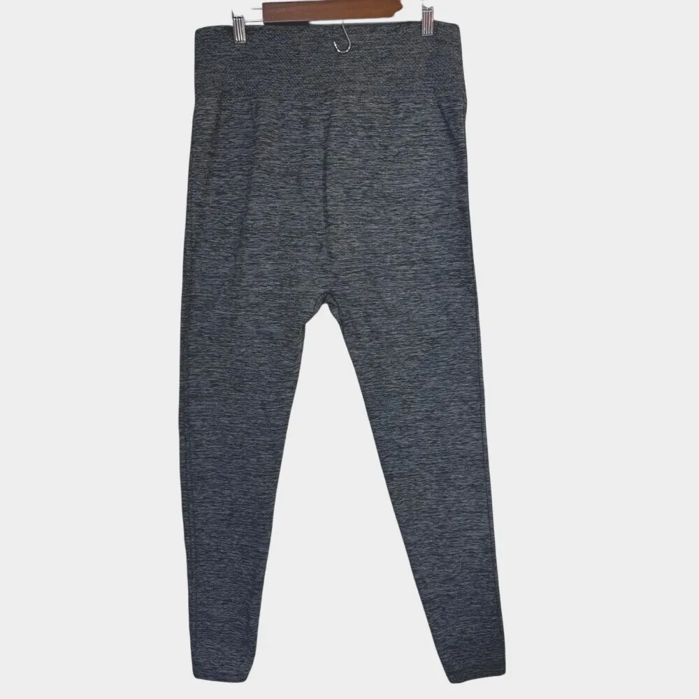 Maurices Heathered Gray Stretch Leggings Women's Size 0/1 High Rise Lounge Pants - Image 3