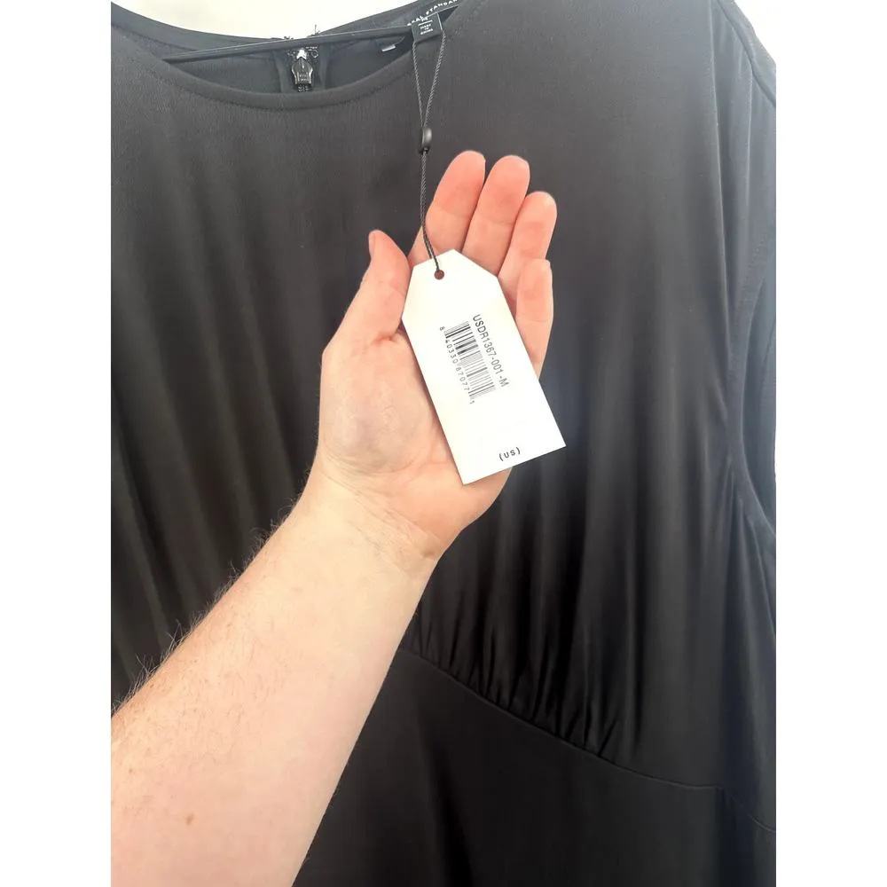 NWT Universal Standard Paloma Tiered Cupro Dress Size Medium 18/20 Plus Size - Image 7